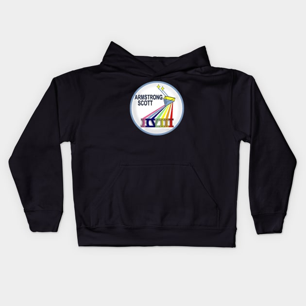 Gemini 8 Mission Patch/ArtWork Kids Hoodie by WarDaddy